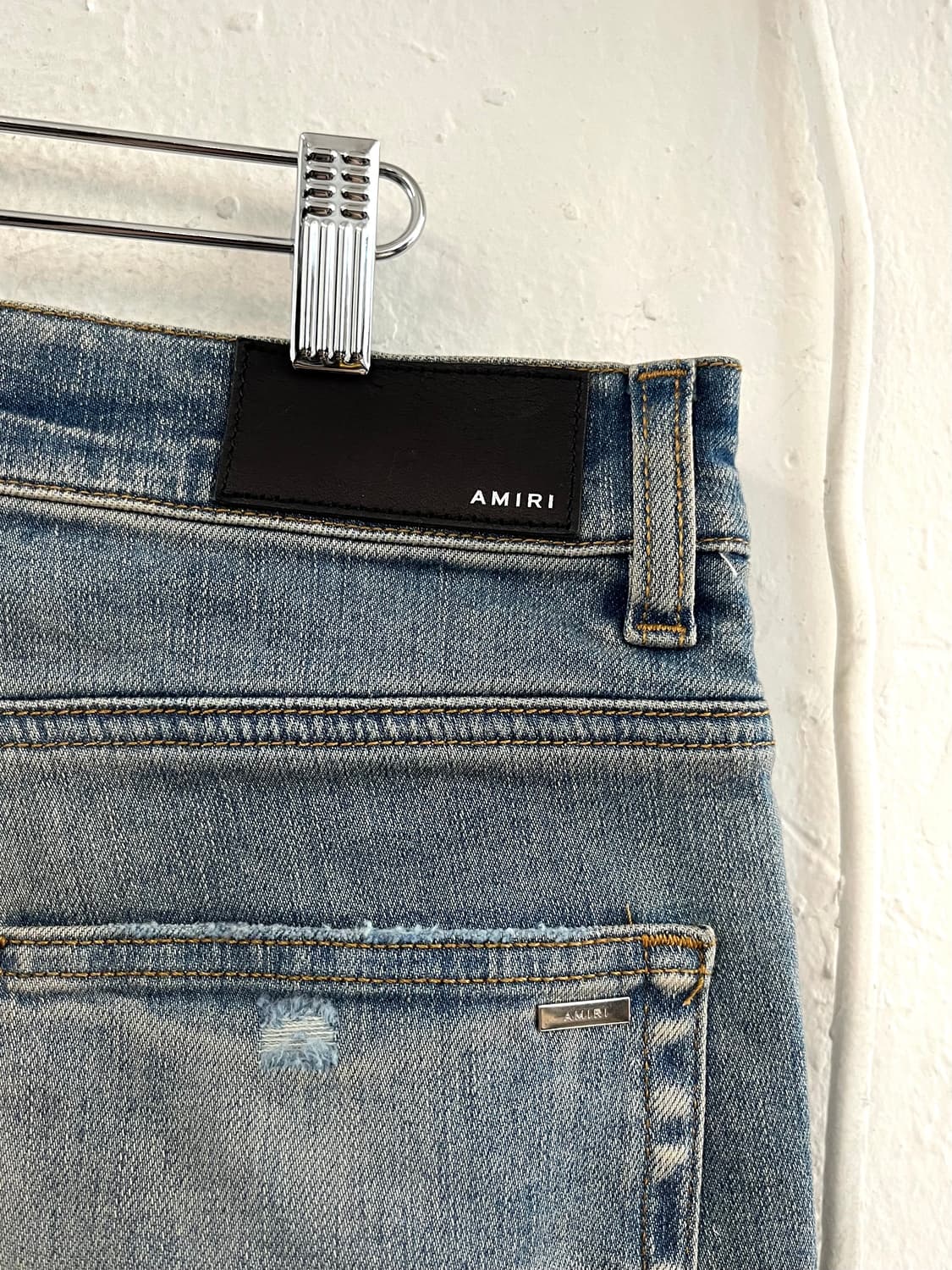 아미리 반다나 스타 패치 데님 팬츠 상품이미지10