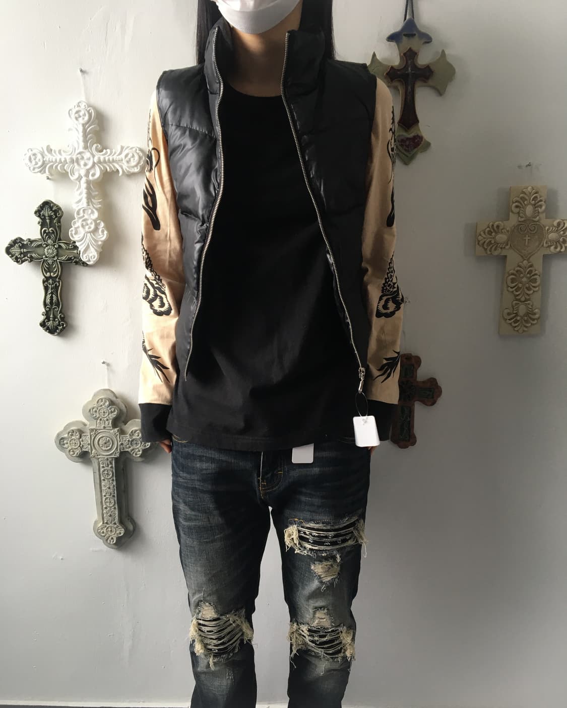 High neck vest 상품이미지5