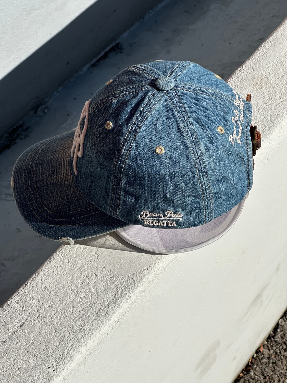 [F] 빈폴 빈티지 스타일 데님 볼캡 모자 상품이미지3