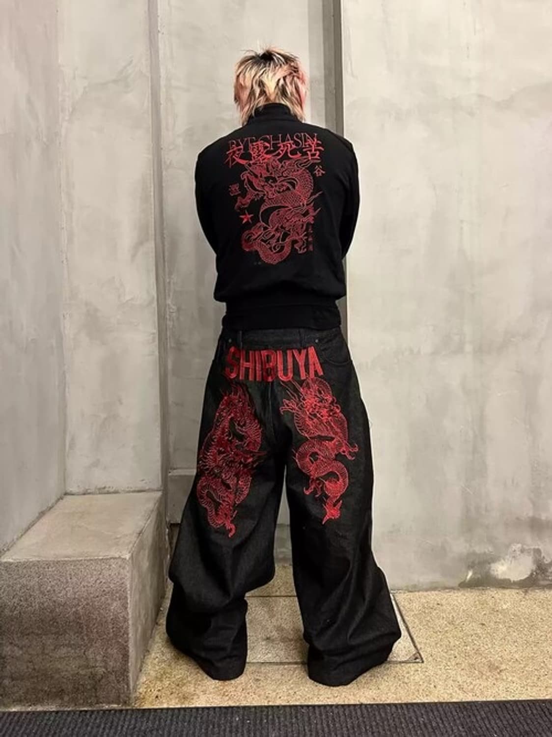 시부야 팬츠 Shibuya Embroidery Denim Pants 상품이미지1