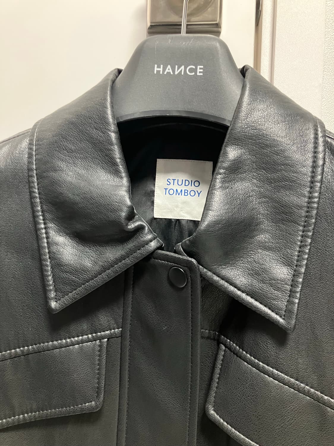 스튜디오 톰보이 레더 블루종 상품이미지2