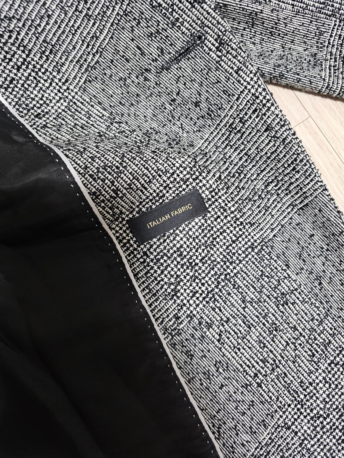 Massimo Dutti 마시모두띠 울 체크 더블 블레이저 M 상품이미지6