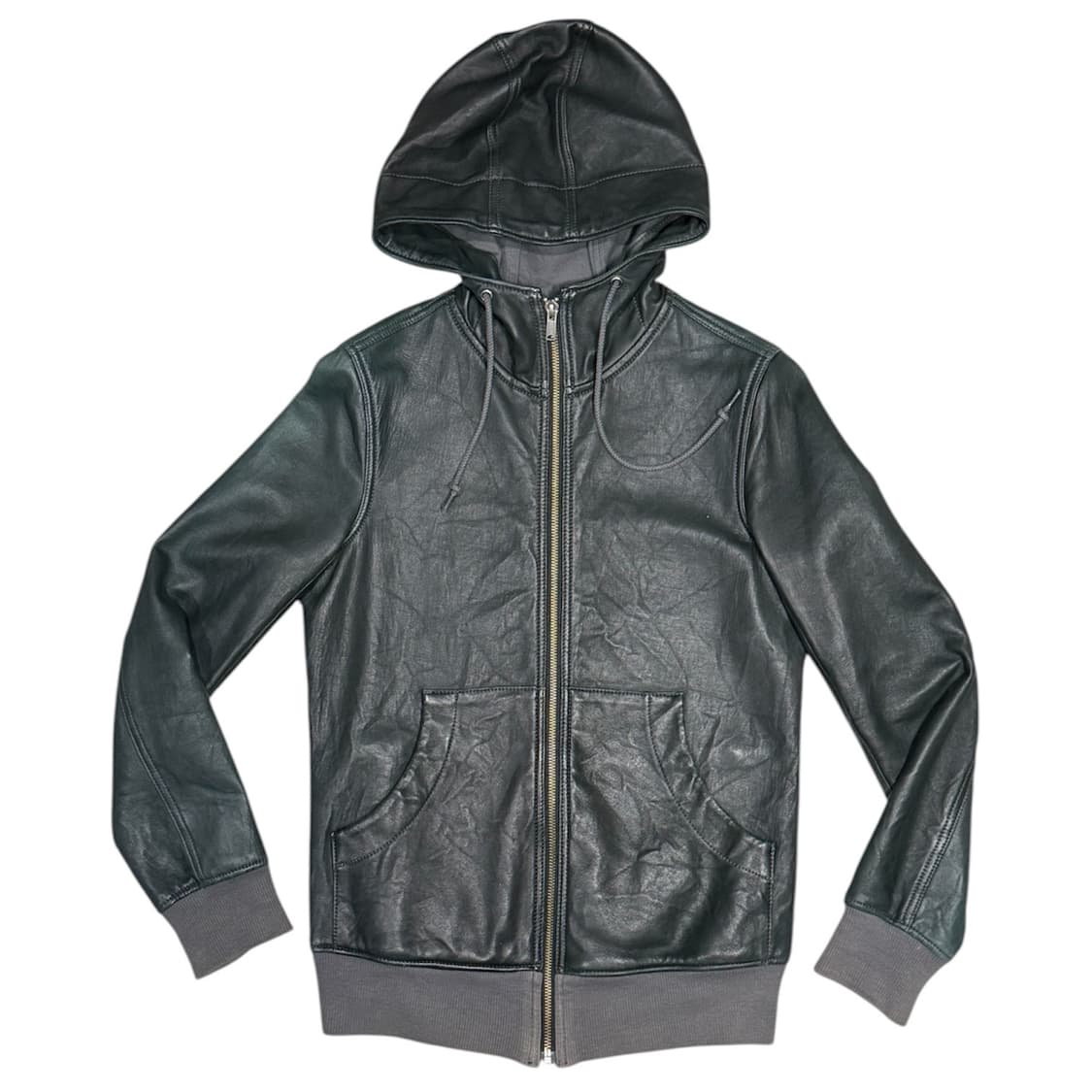 히스테릭 글래머 아카이브 양 가죽 후드 집업 자켓 상품이미지1