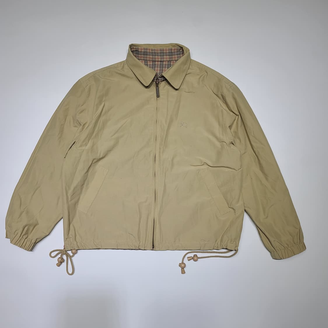 90s 버버리 노바 체크 리버시블 자켓[S~M] 상품이미지6