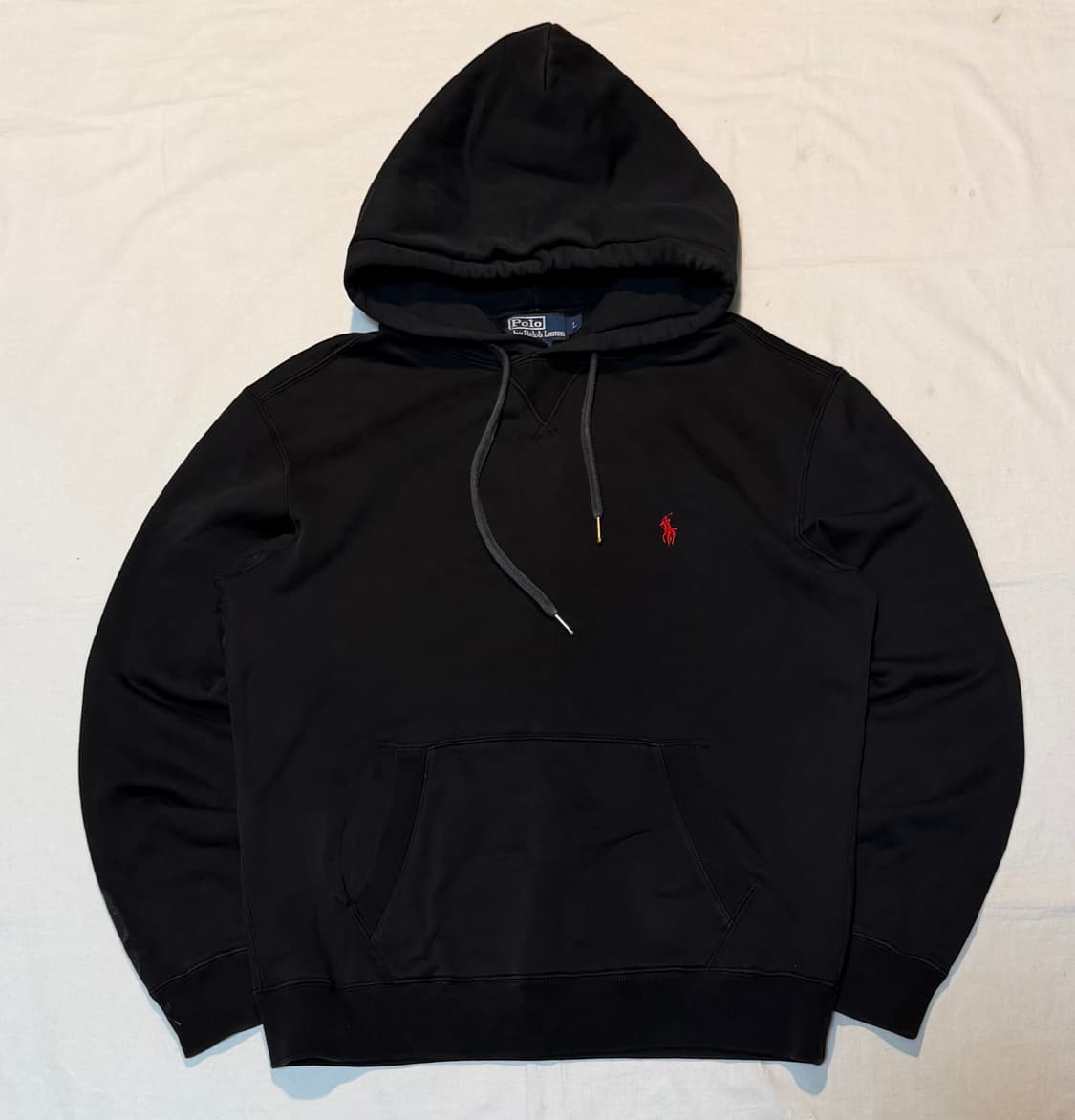 폴로 랄프로렌 포니 후드티 블랙 상품이미지1