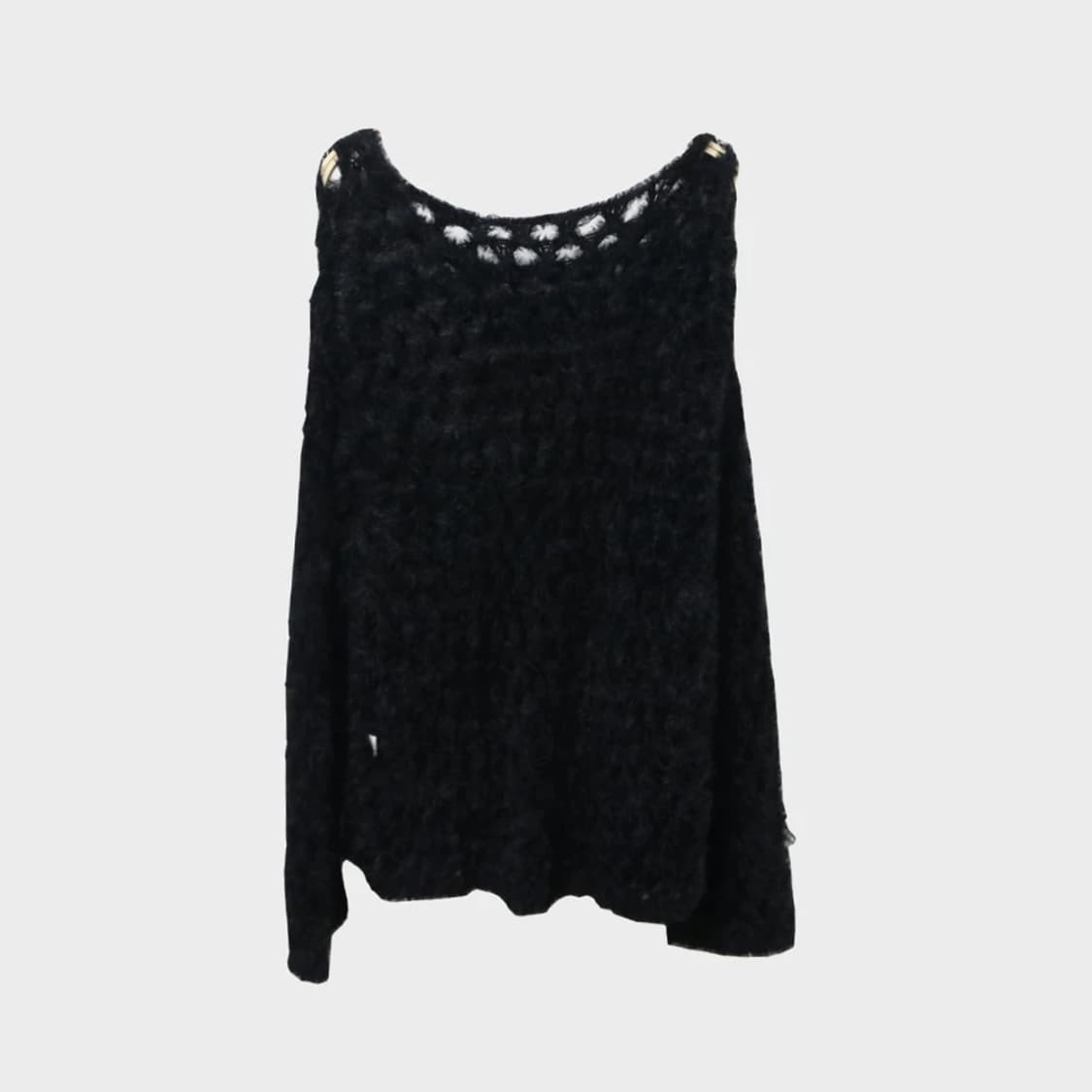 PAGEBOY 블랙 그물 니트 61265 상품이미지3