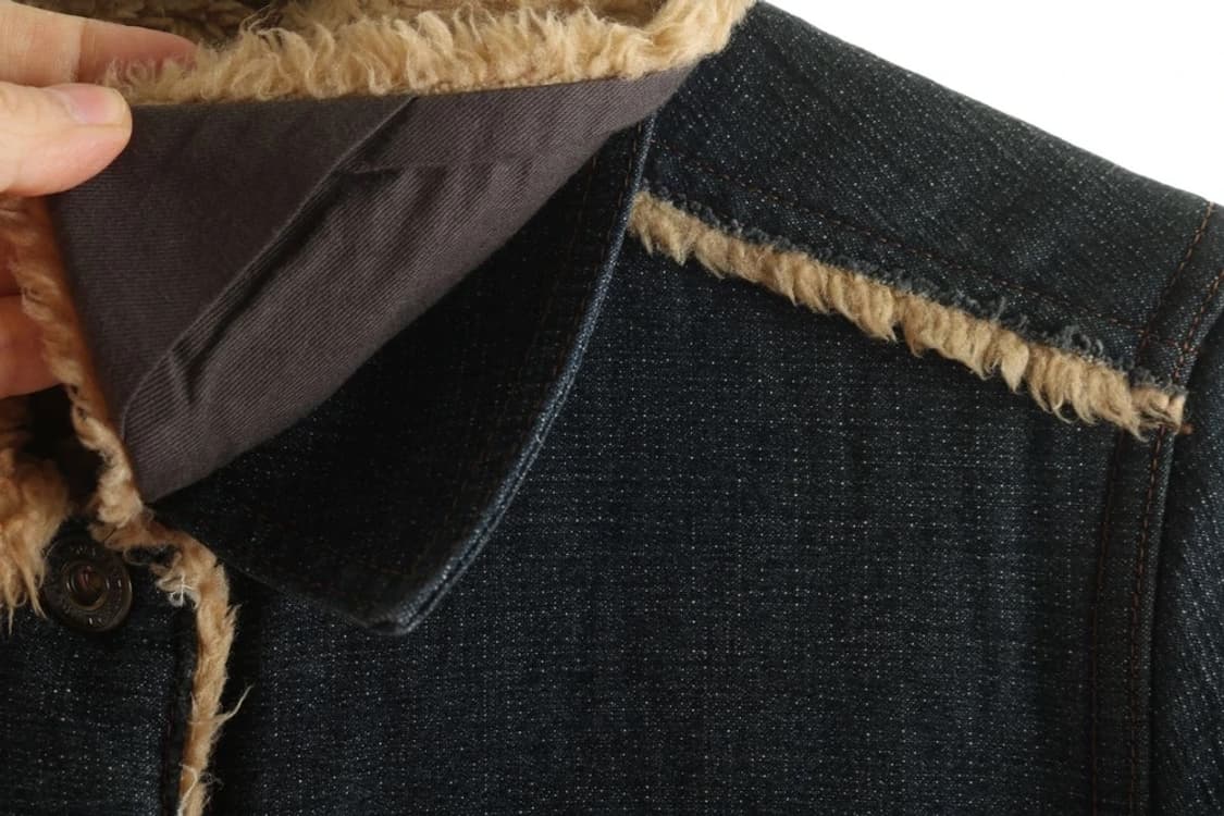 퍼 데님자켓 청자켓 퍼자켓 y2k 와투케 펑크 punk 갸루 상품이미지8