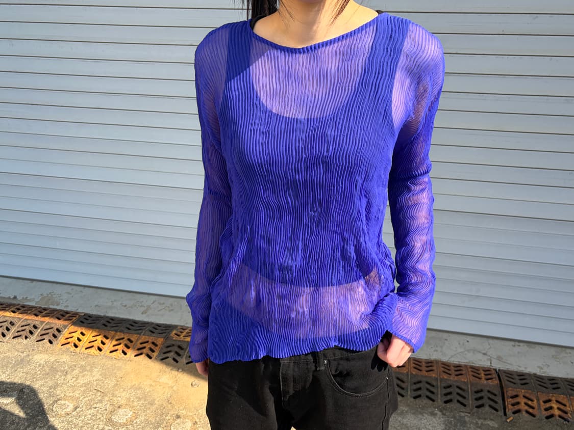 이세이미야케 쉬폰 트위스트 슬리브 상품이미지2