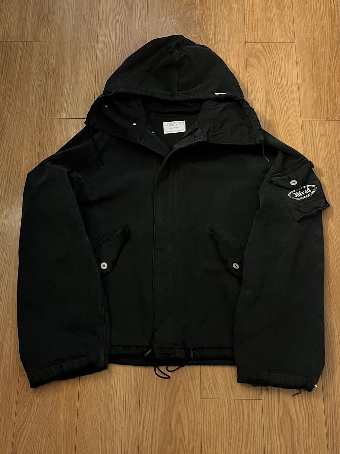 헤리티지플로스 알프레드 스모크 자켓 블랙 상품이미지1