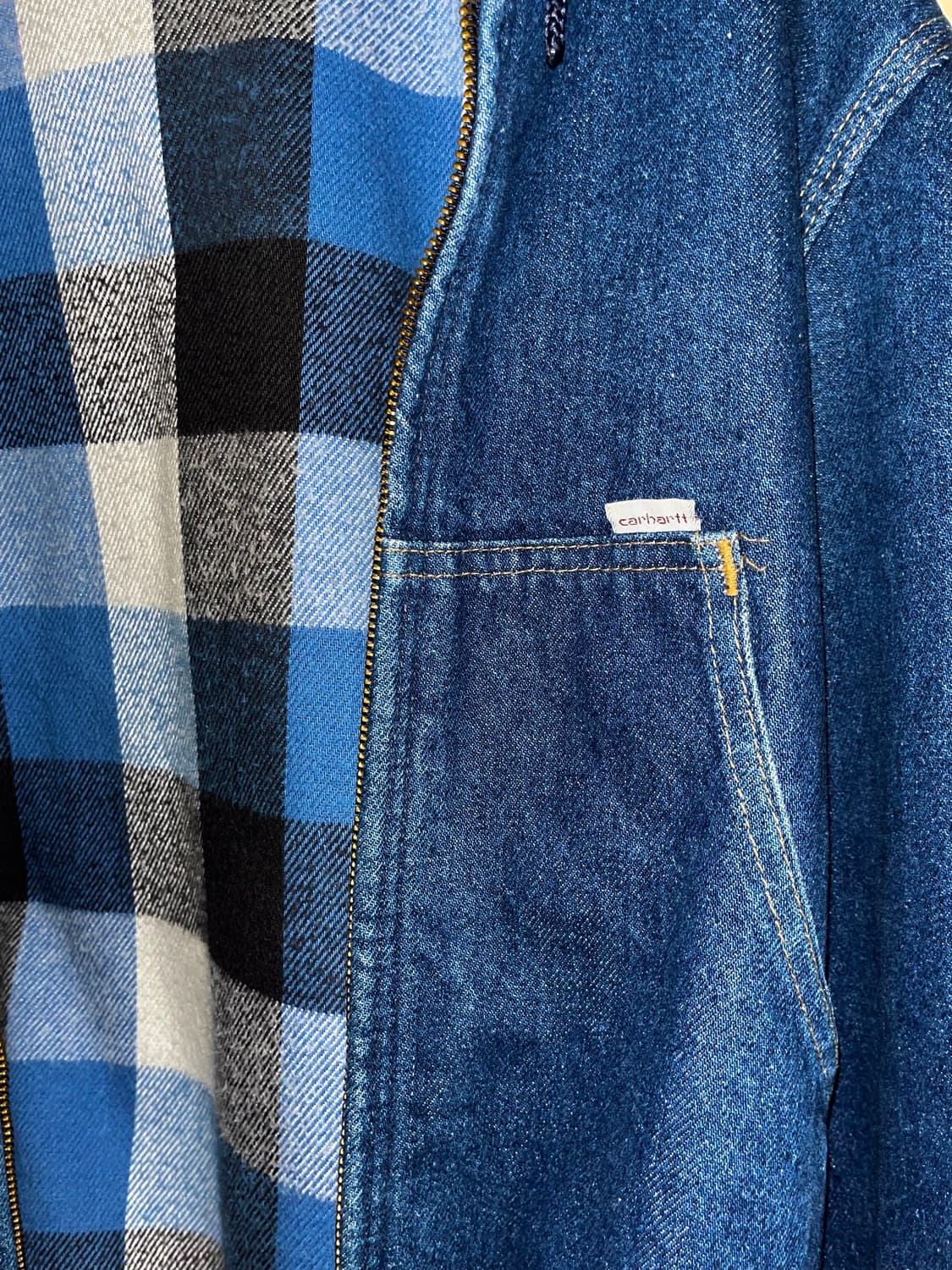 빈티지 칼하트 데님 액티브 자켓 상품이미지6