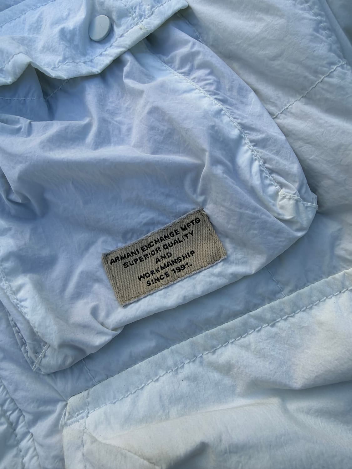 Armani Exchange 알마니 리플렉티브 후디 유틸리티 자켓 상품이미지6