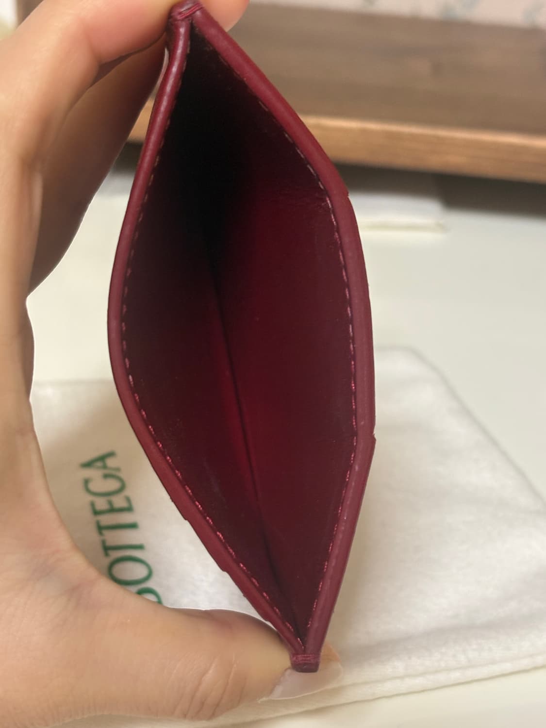 보테가베네타 카드 지갑 판매합니다!  상품이미지4