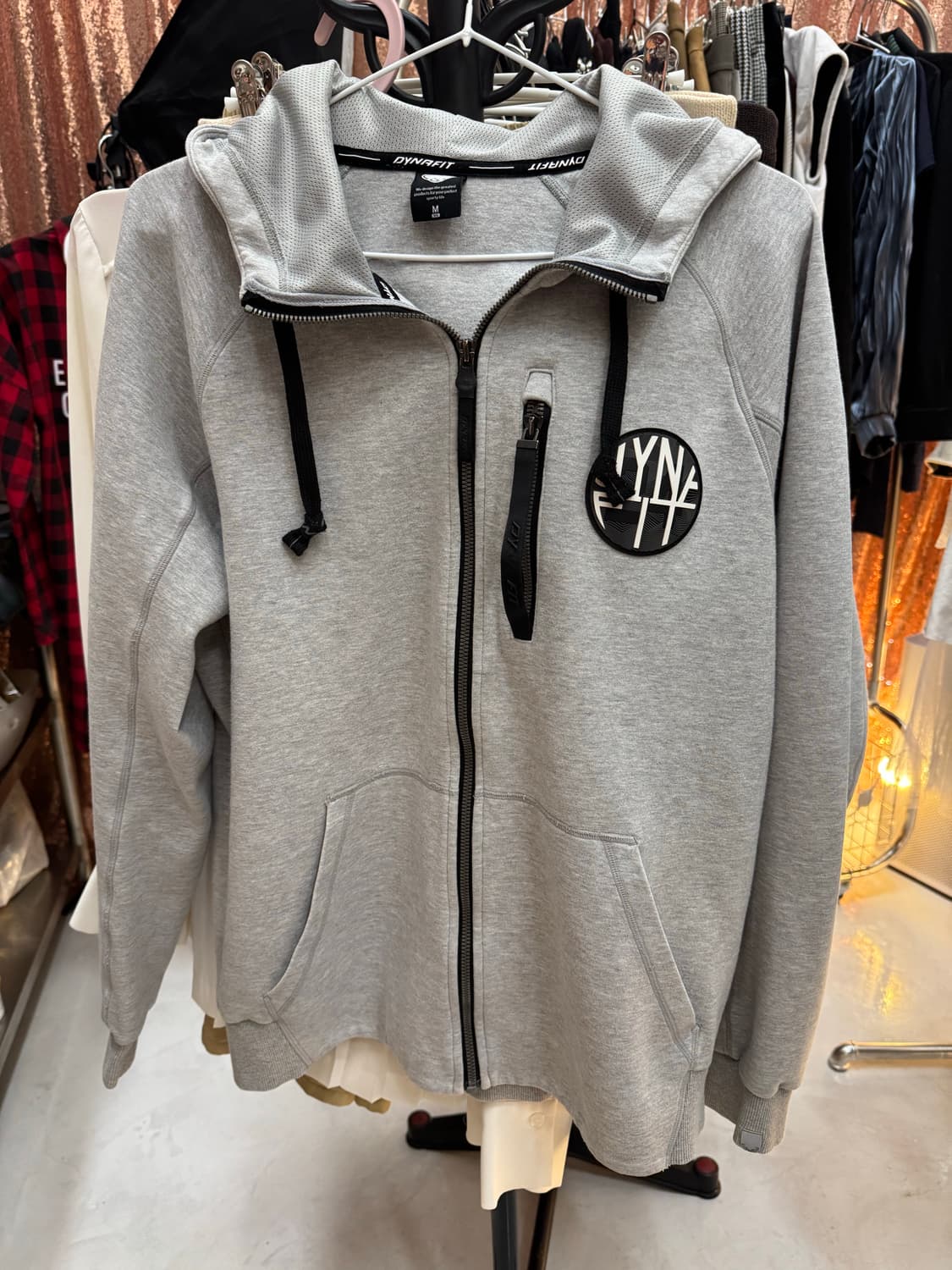 DYNAFIT 다이나핏 테크 집업 후드 (라이트 그레이) 상품이미지3