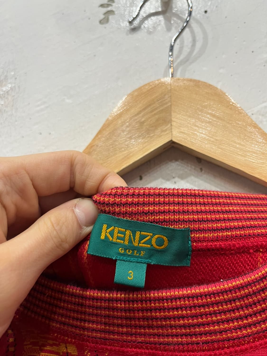 KENZO 겐조 골프 맨투맨 Made in JAPAN 상품이미지5