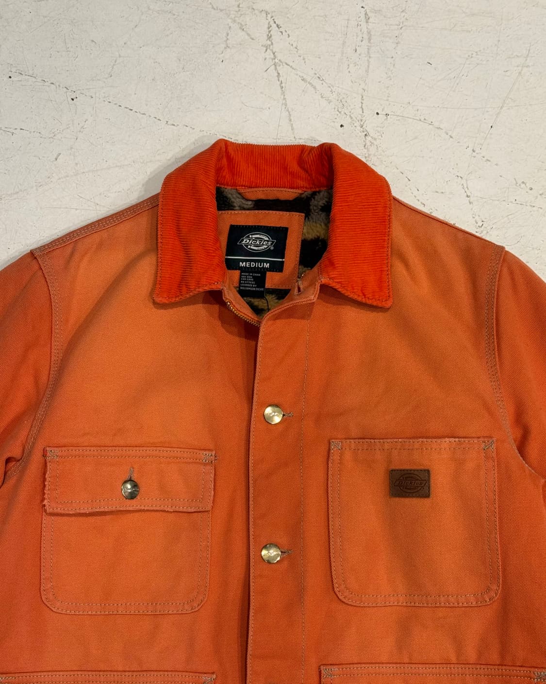 디키즈 오렌지 덕 캔버스 워크 자켓 상품이미지2