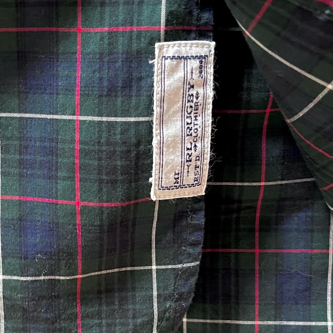 Rugby 폴로 랄프로렌 럭비 라인 체크 플리츠 셔츠 상품이미지8