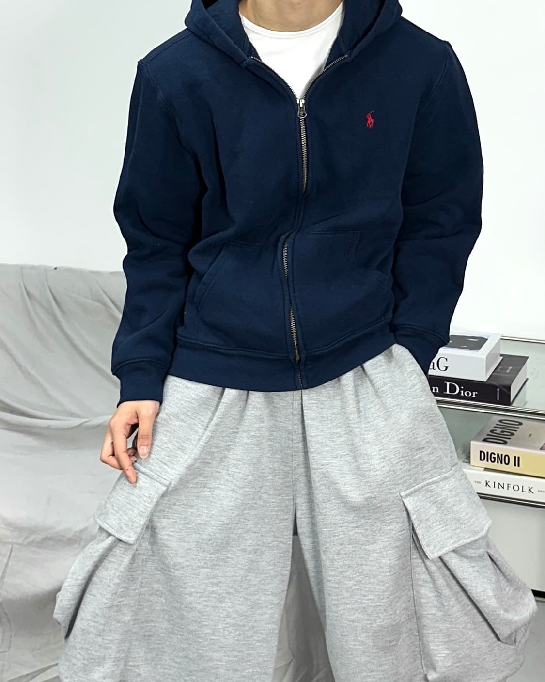 폴로 랄프로렌 레드포니 후드집업 XL 상품이미지2