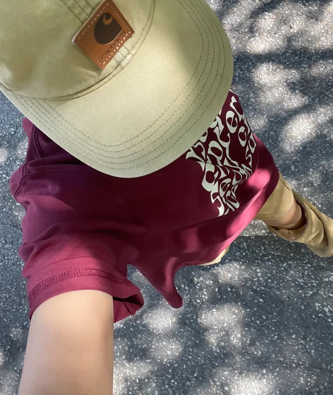 네스티킥(카이파이) Kinsum Logo Tee burgundy XL 상품이미지1