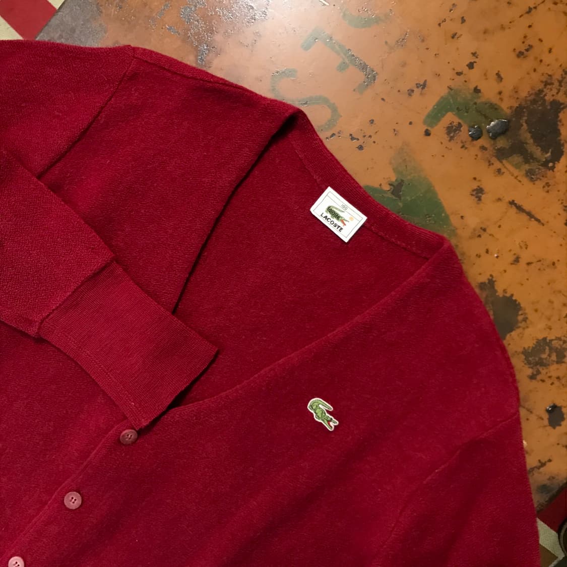 라코스테 레드 울 가디건 여성 55  상품이미지3