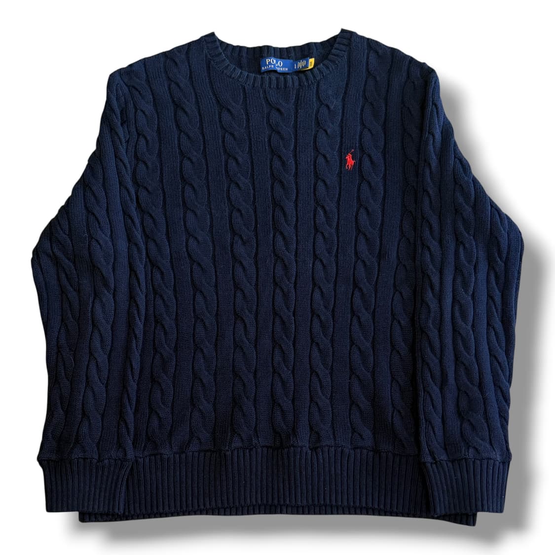 Polo Ralph Lauren 정품인증 네이비 케이블 니트 상품이미지1