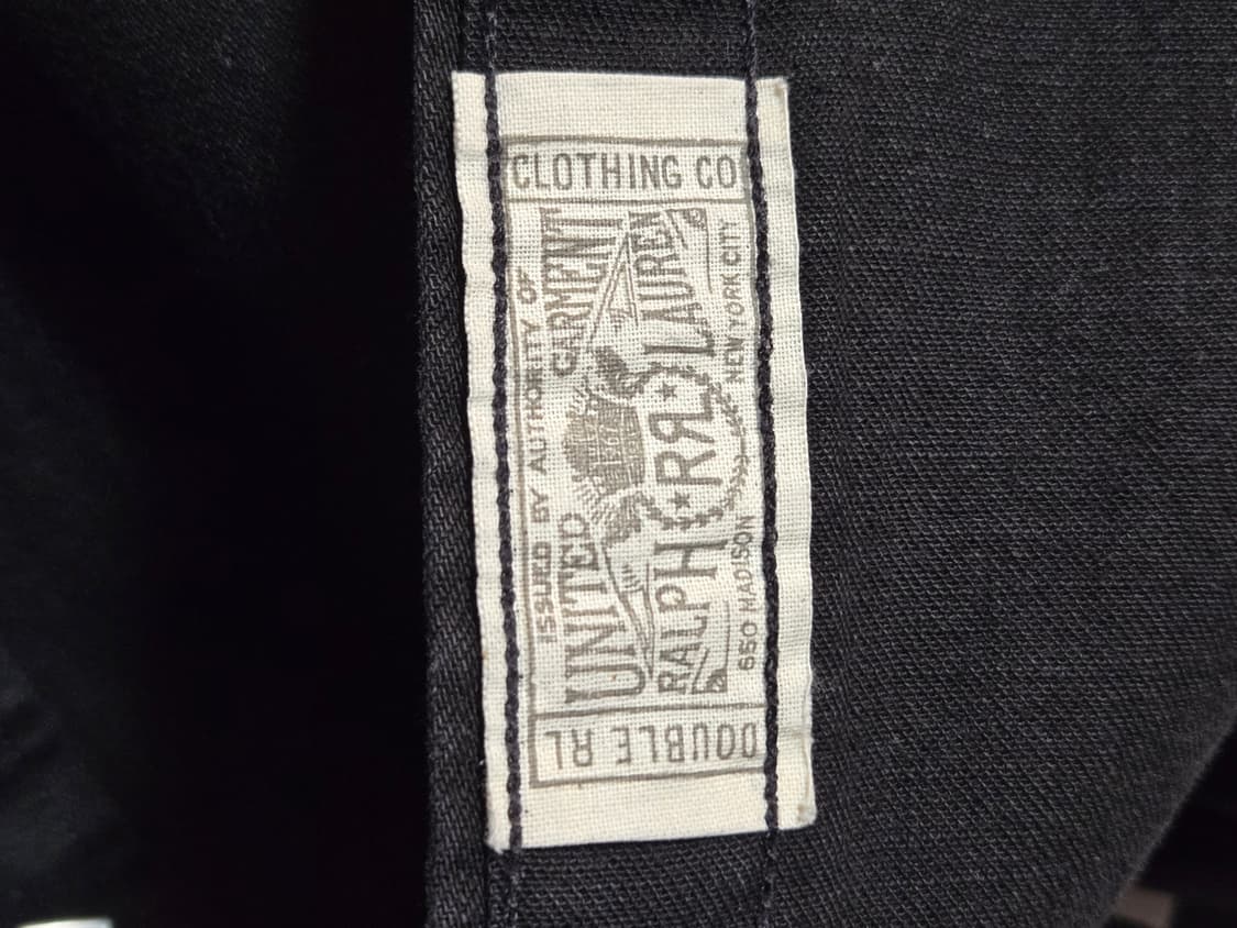 Rrl 콘초블랙셔츠 m 상품이미지4