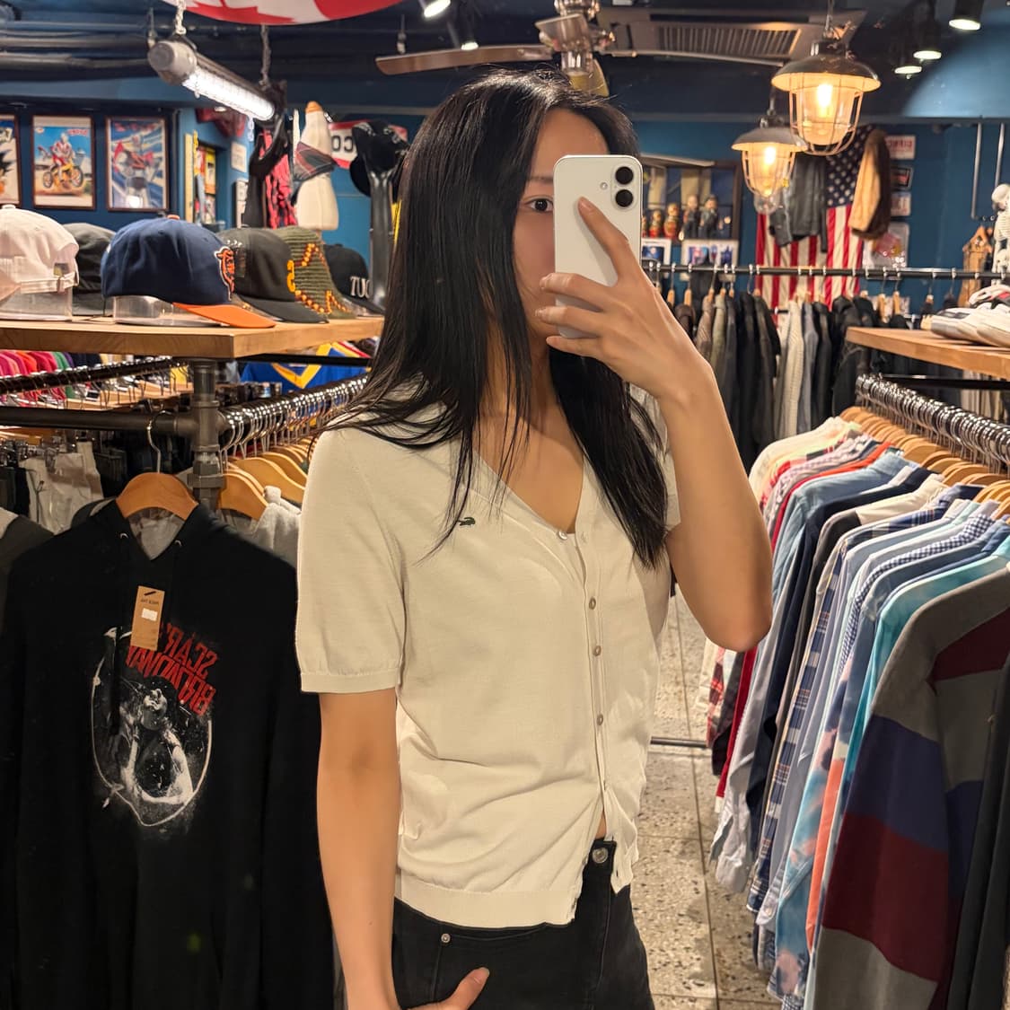 LACOSTE 라코스테 반팔 브이넥 니트 상품이미지2