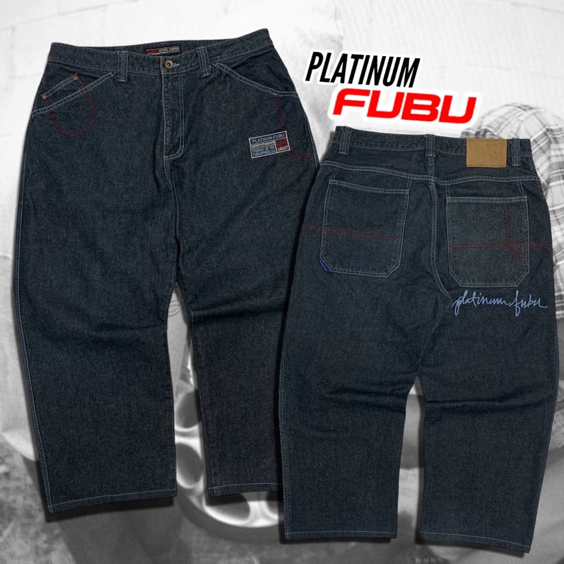 FUBU 푸부 올드스쿨 청바지 상품이미지1