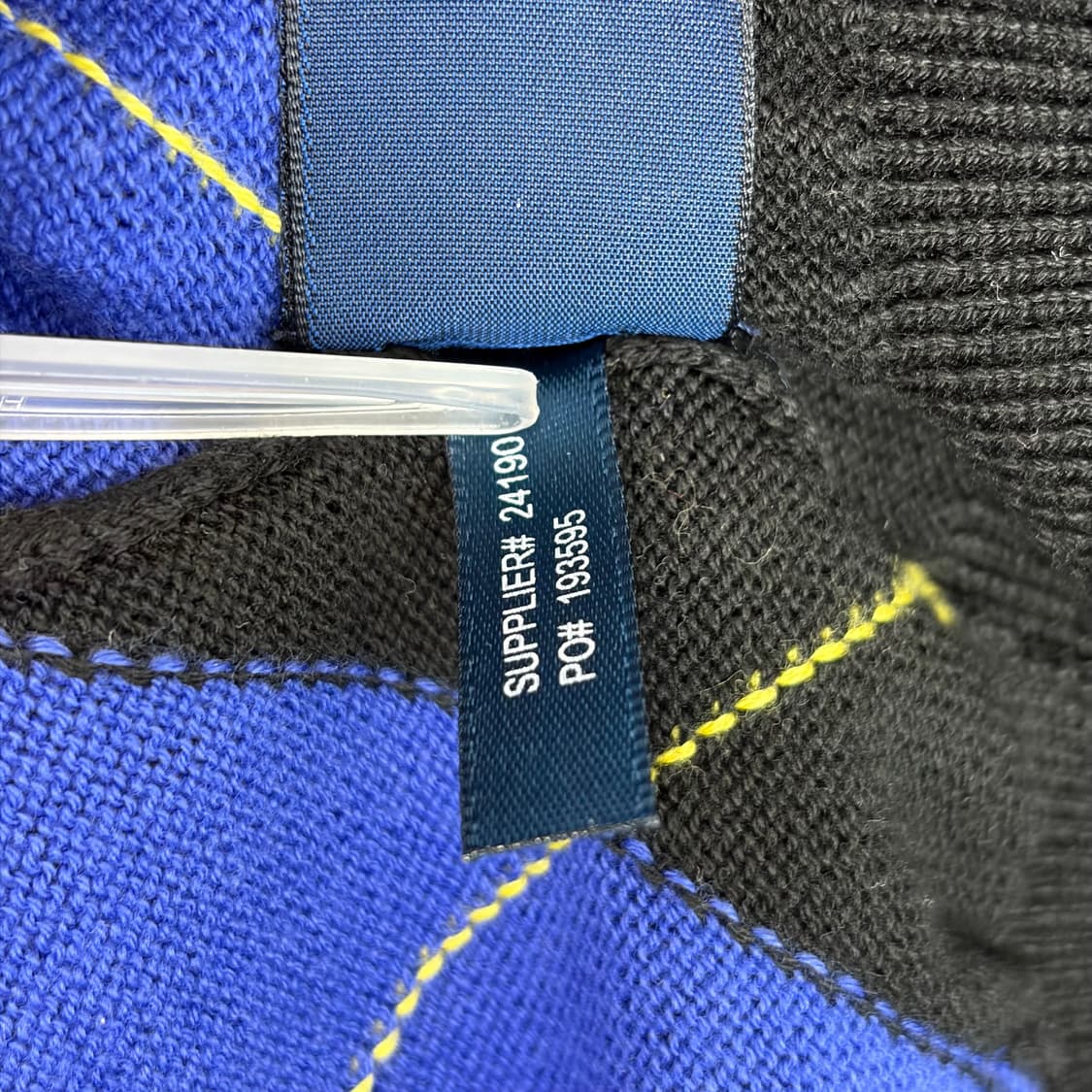 폴로 랄프로렌 아가일 패턴 니트 베스트 조끼 상품이미지6