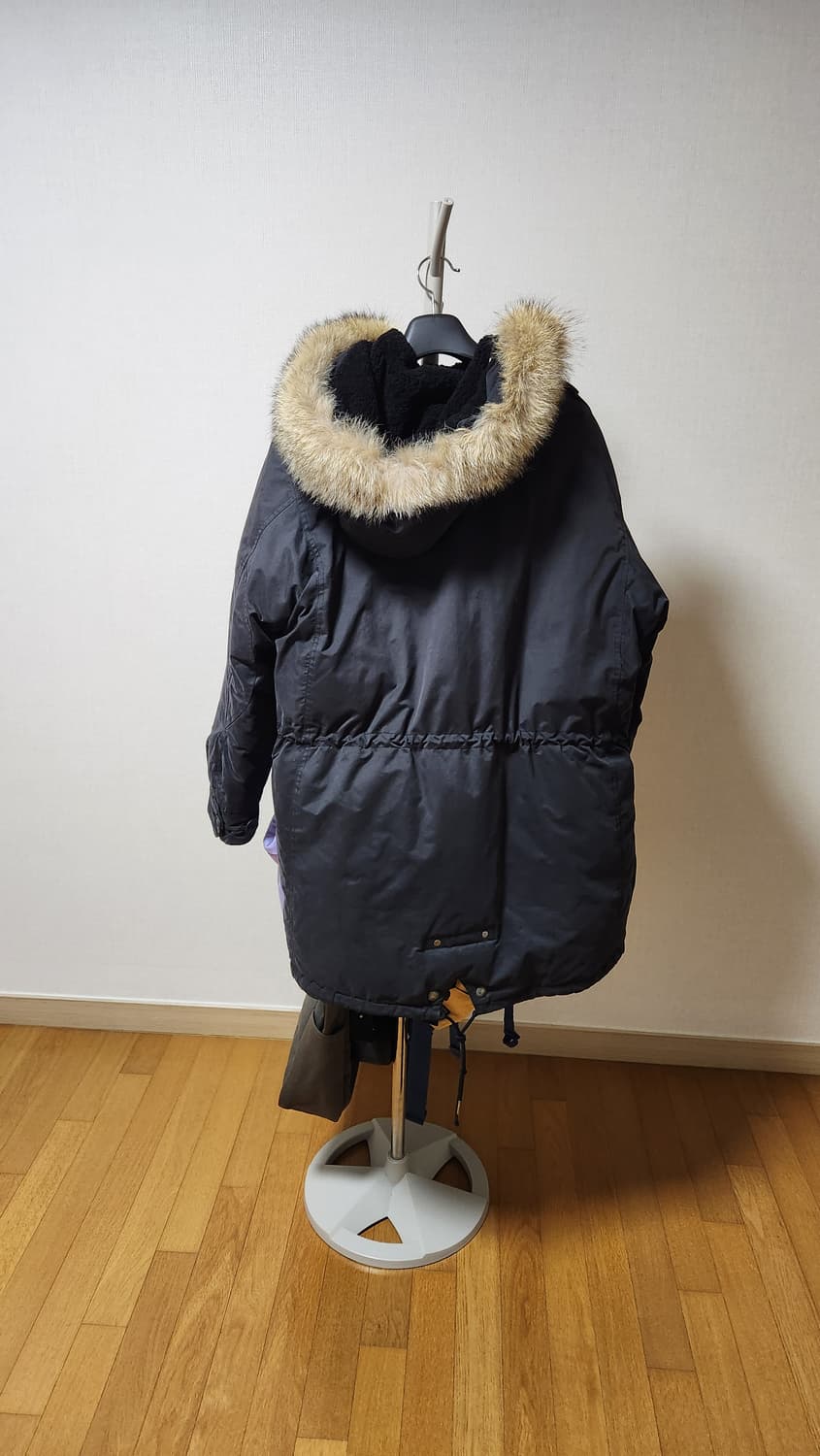 폴로 후드 퍼 블랙 야상 패딩 점퍼 xl 105 상품이미지2