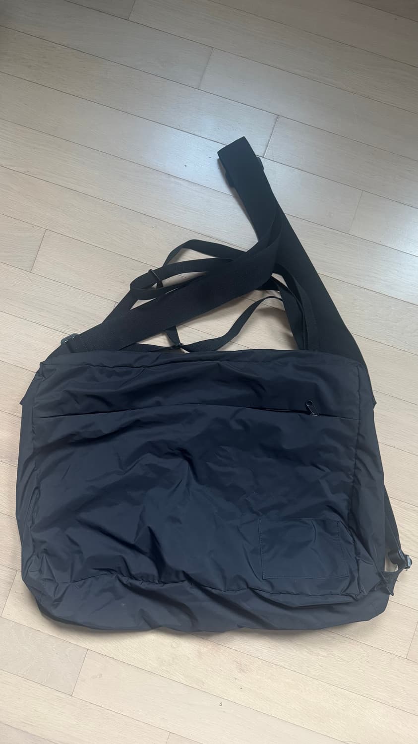 플라스틱 프로덕트 나일론 투웨이 크로스백 블랙 상품이미지6