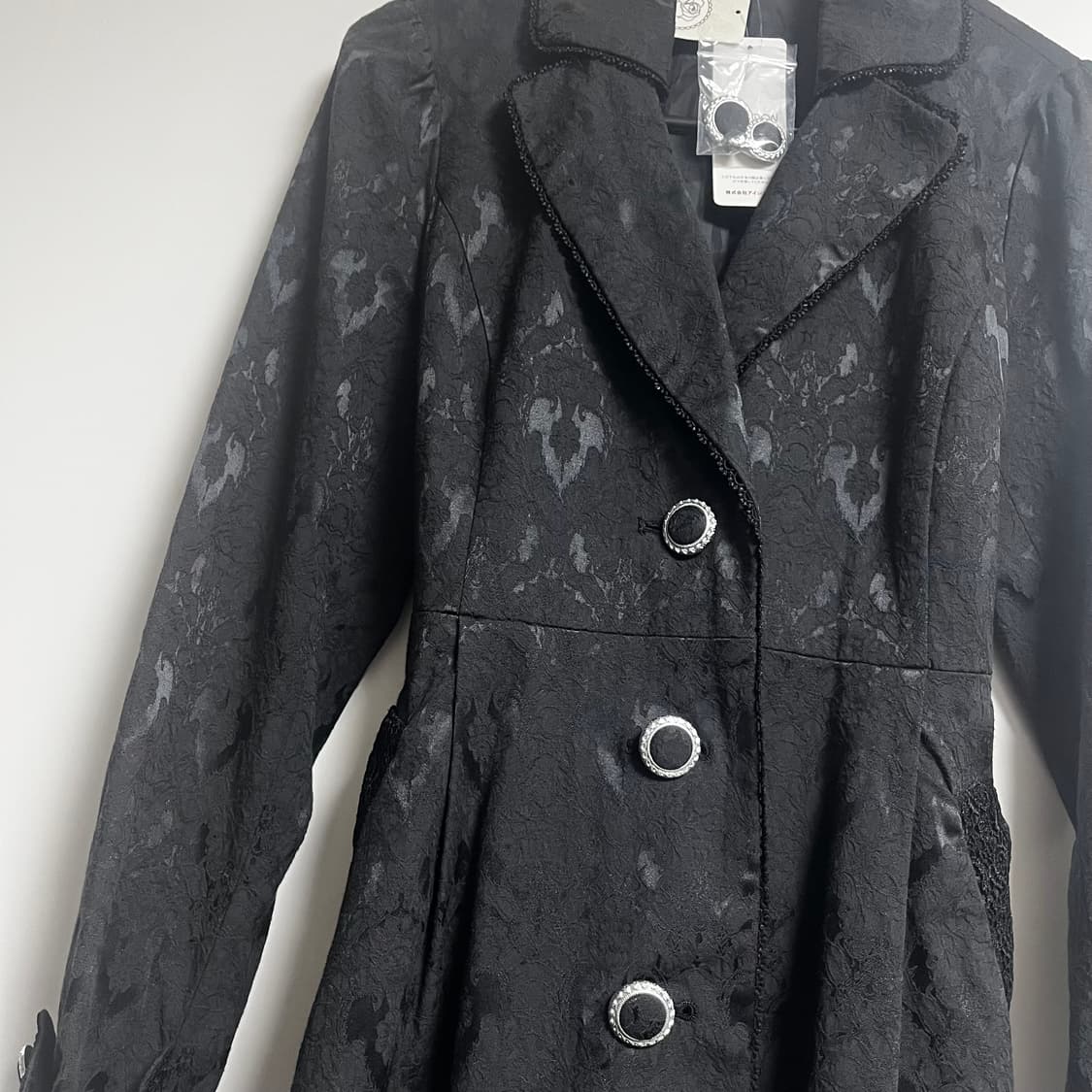 axes femme 엑시즈팜 고스 고딕 로맨틱 코트 공겜여주 고스로리 상품이미지4