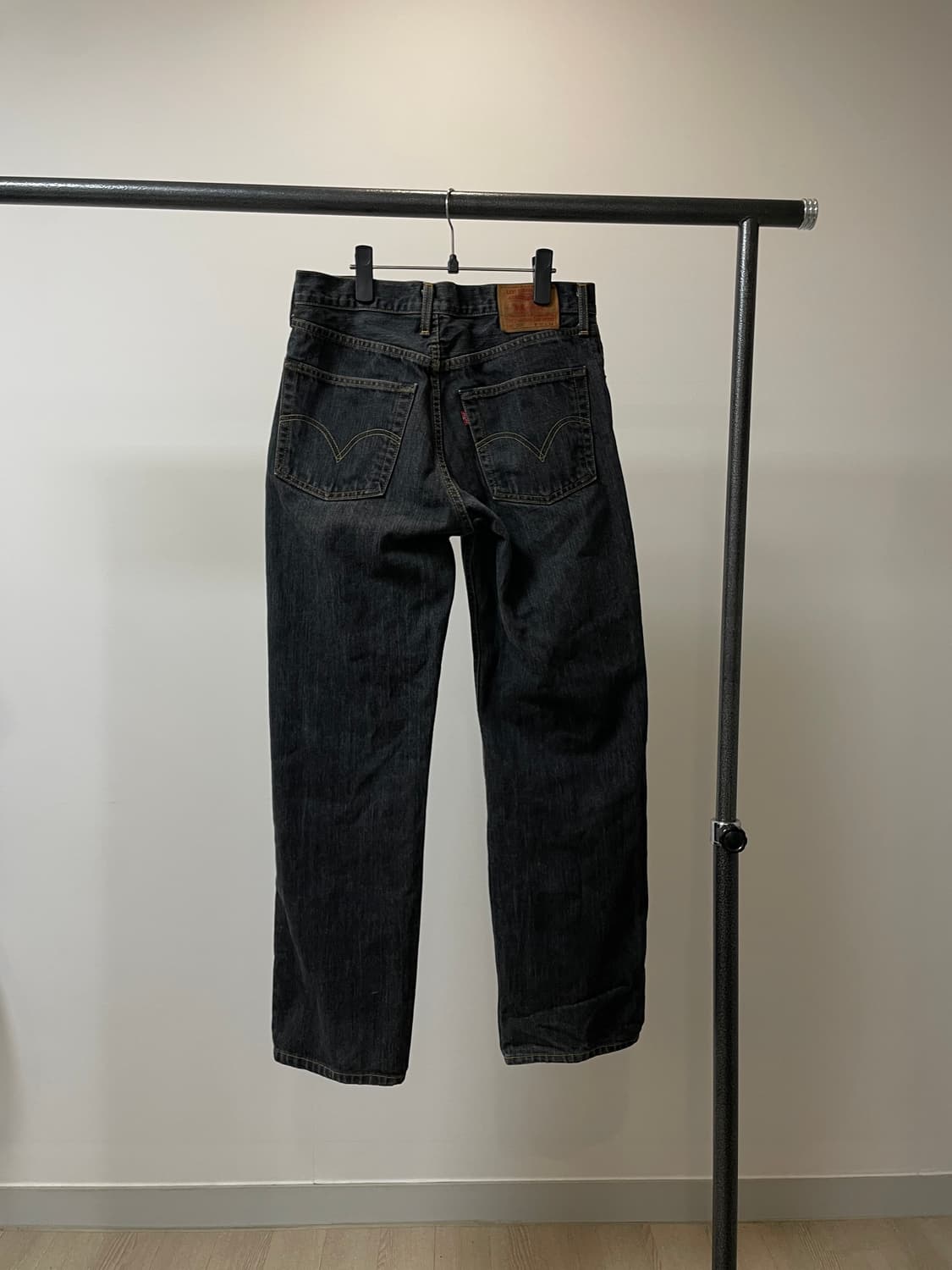 (30) 90s jpn 리바이스502 흑청 데님팬츠 상품이미지1