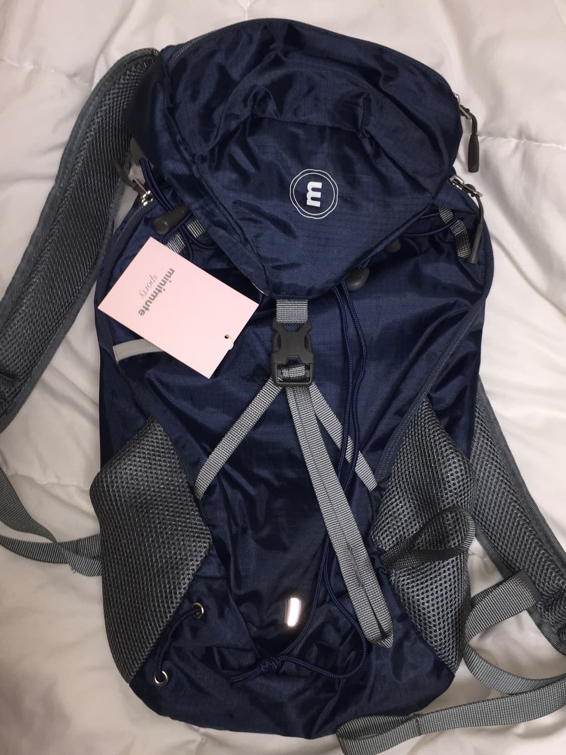 미닛뮤트 스포티 바스크 백팩 네이비 상품이미지1