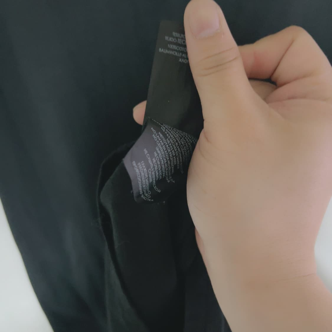 발렌시아가 블랙 로고프린팅 빅사이즈 여름 공용 반팔티 상품이미지6