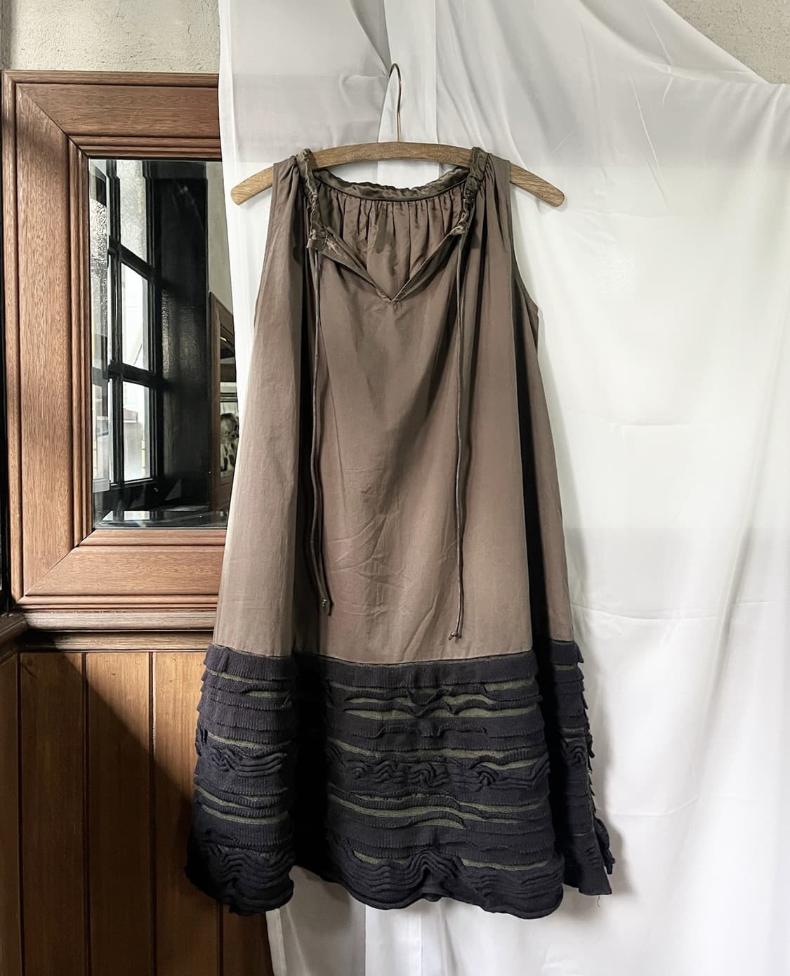 SACAI mixed layered dress 상품이미지6