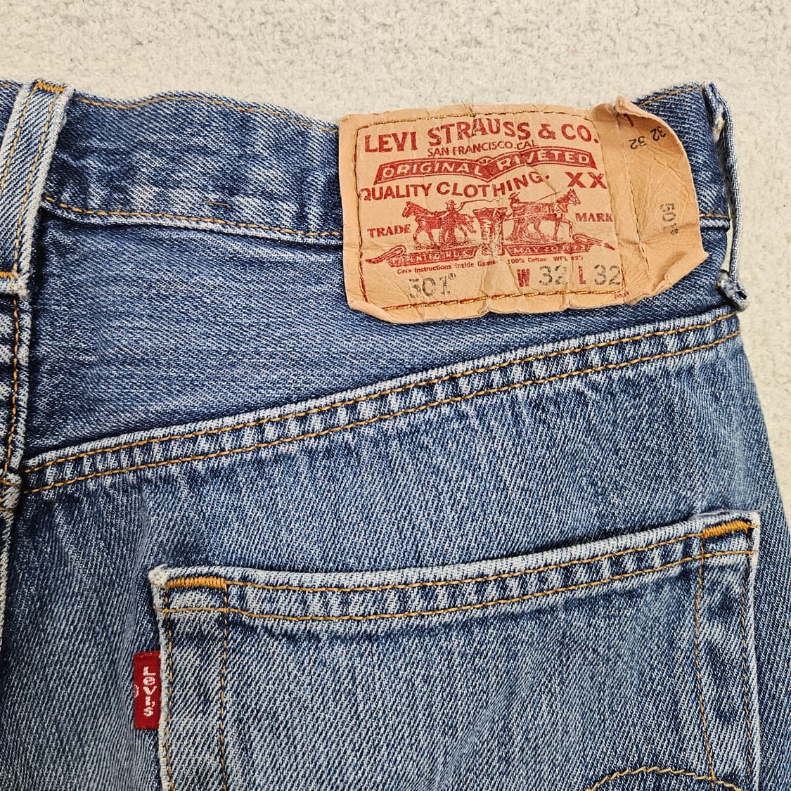 00s 리바이스 501 데님 32 32 상품이미지6
