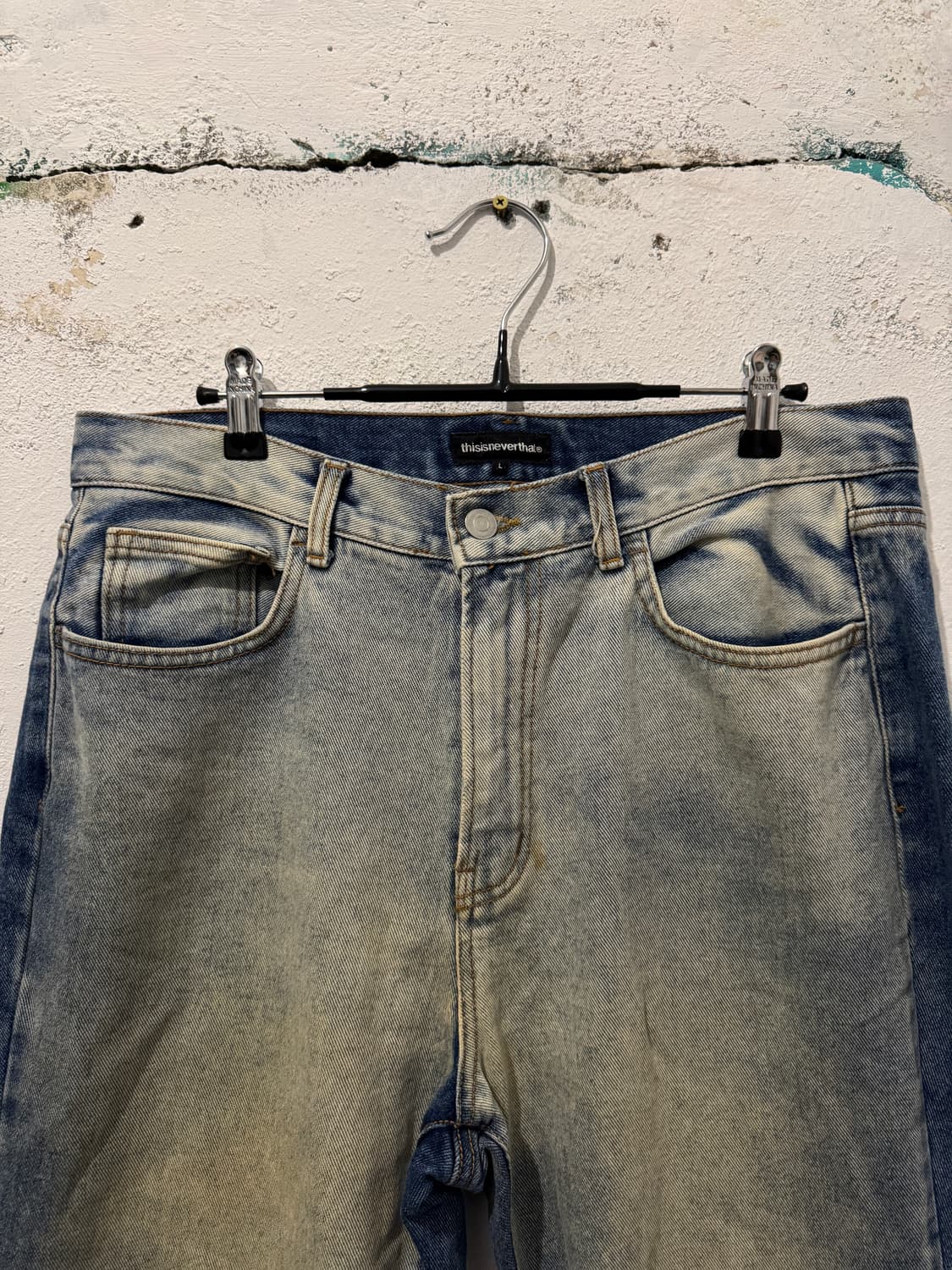 thisisneverthat 빈티지 투페이스 워싱 데님팬츠 상품이미지2