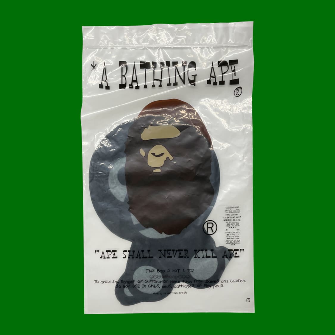 베이프 마일로 핸드타월 블랙 상품이미지3