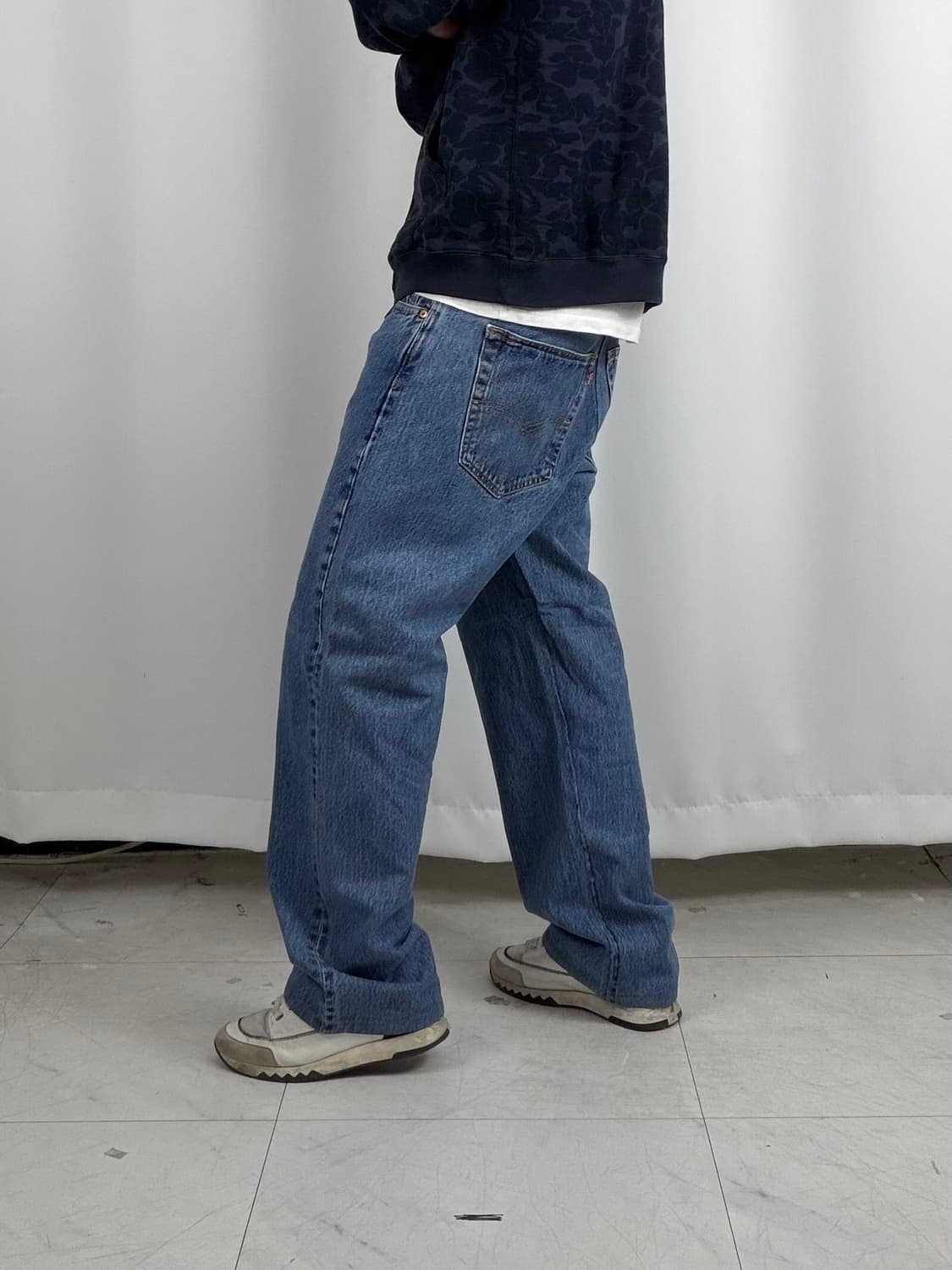 a216) 33 리바이스 501 중청 상품이미지3