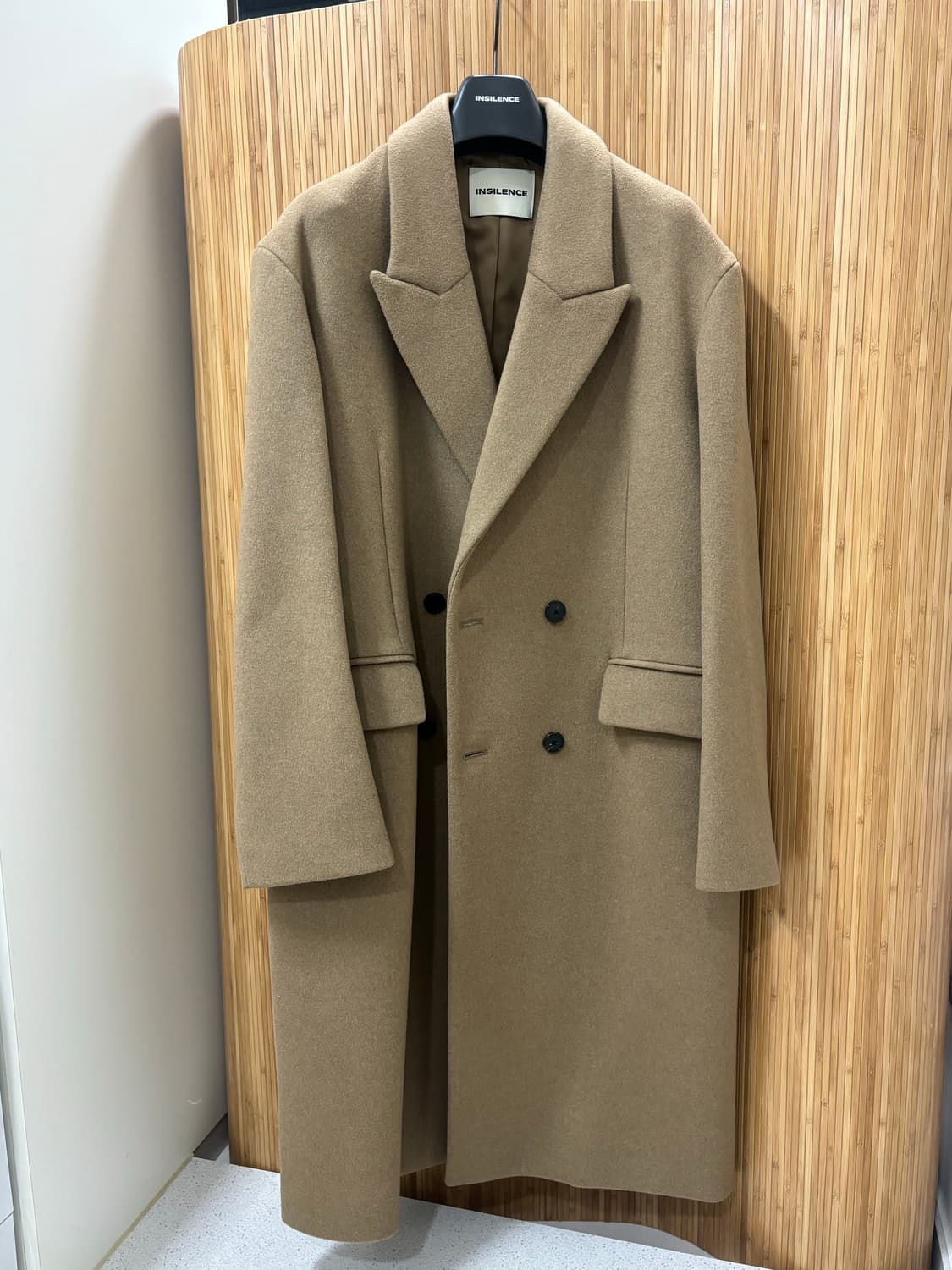 인사일런스 MTR 캐시미어 오버사이즈 더블코트(L) 상품이미지2