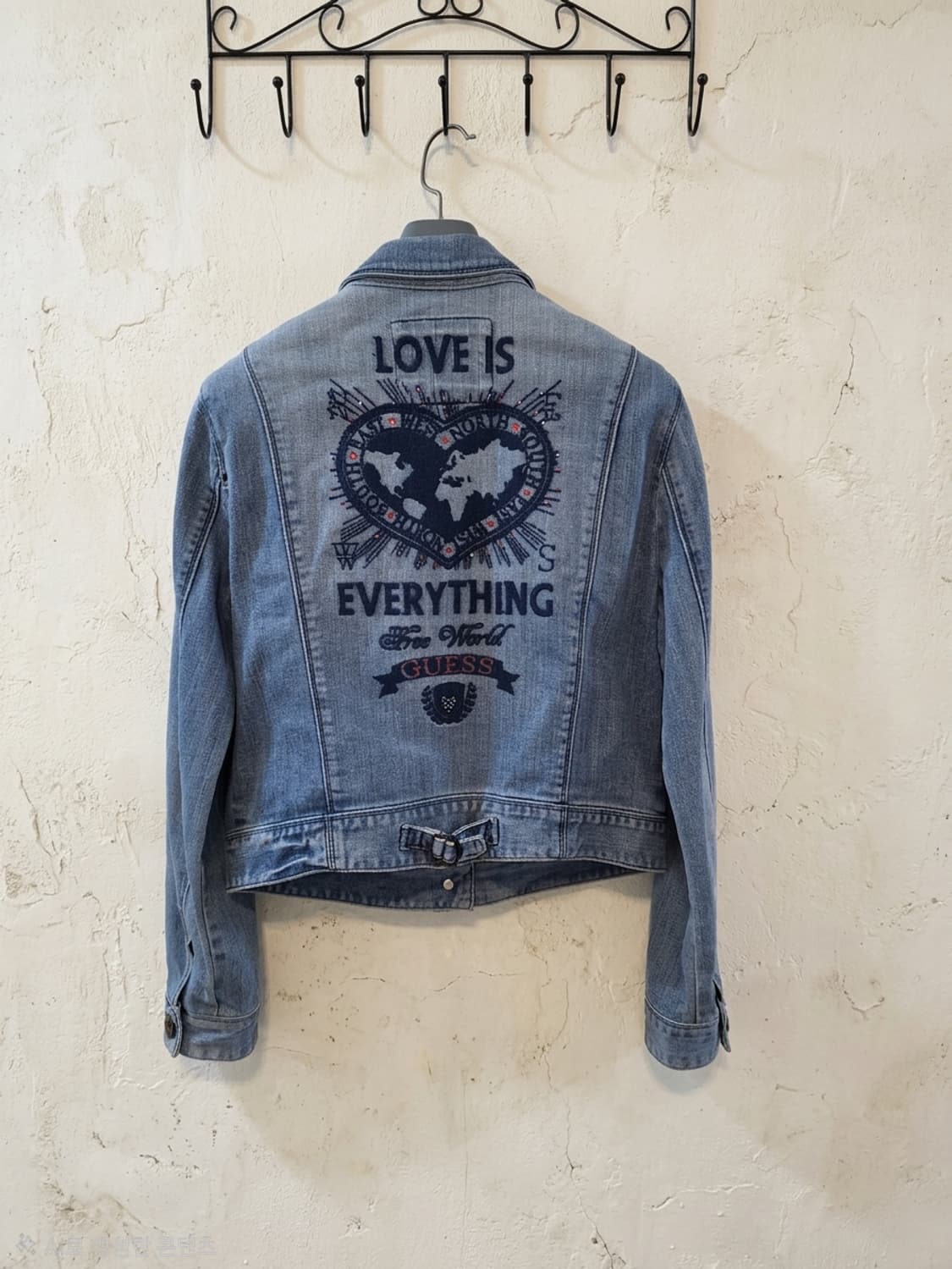 GUESS 여성 빈티지 데님 자켓 M 상품이미지2