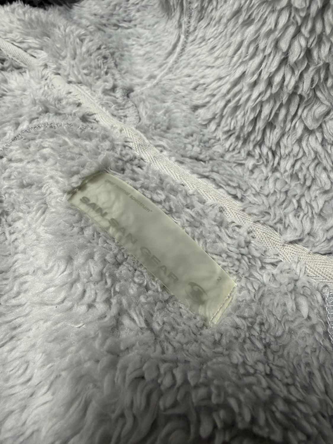 산산기어 플리스 후디드 자켓 라이트 그레이23FW( 2 ) 상품이미지8