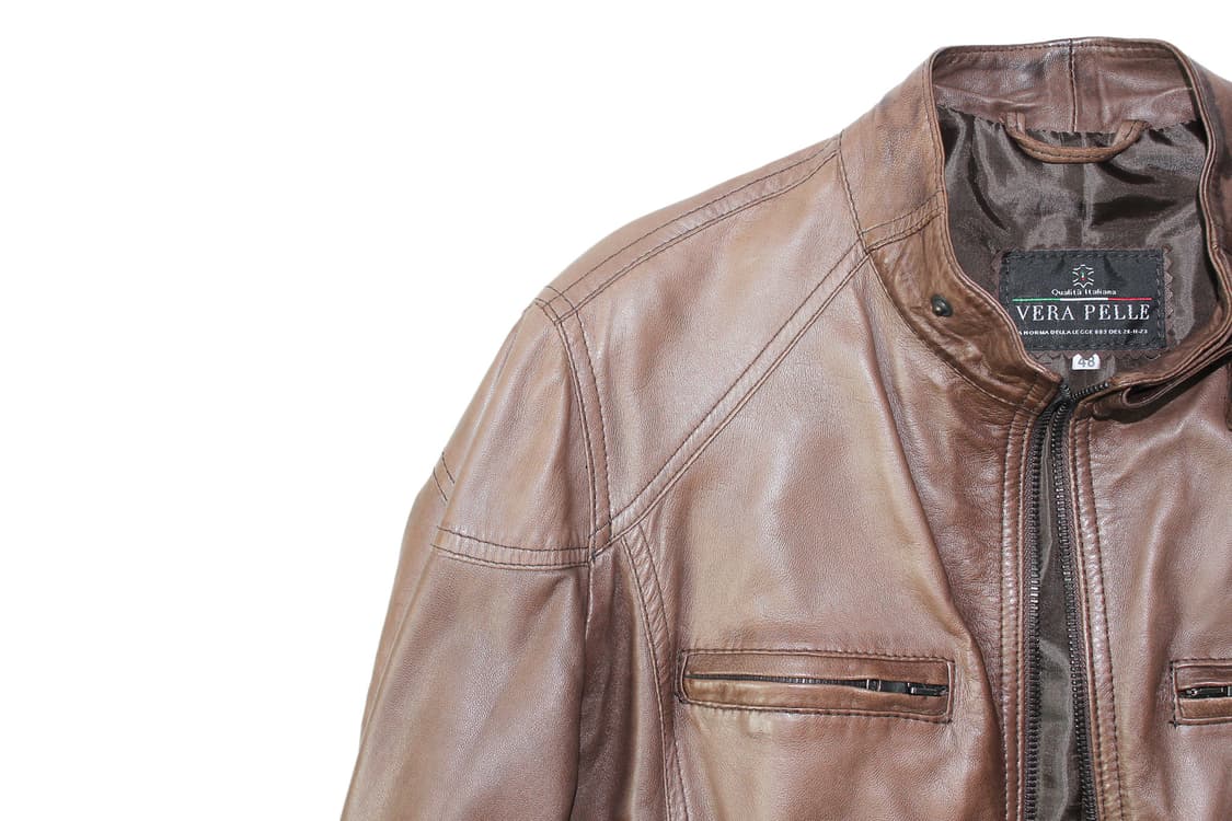 Vera Pelle Italy 베라펠레 램 스킨 싱글 레더 자켓 상품이미지4