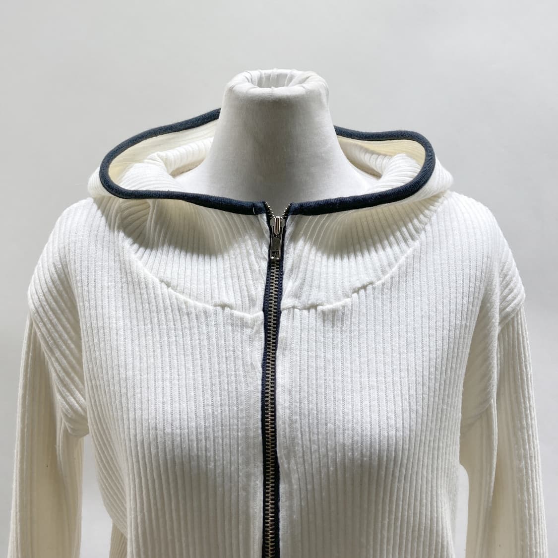 by milk 여성골지후드집업자켓 아이보리 FREE  상품이미지2