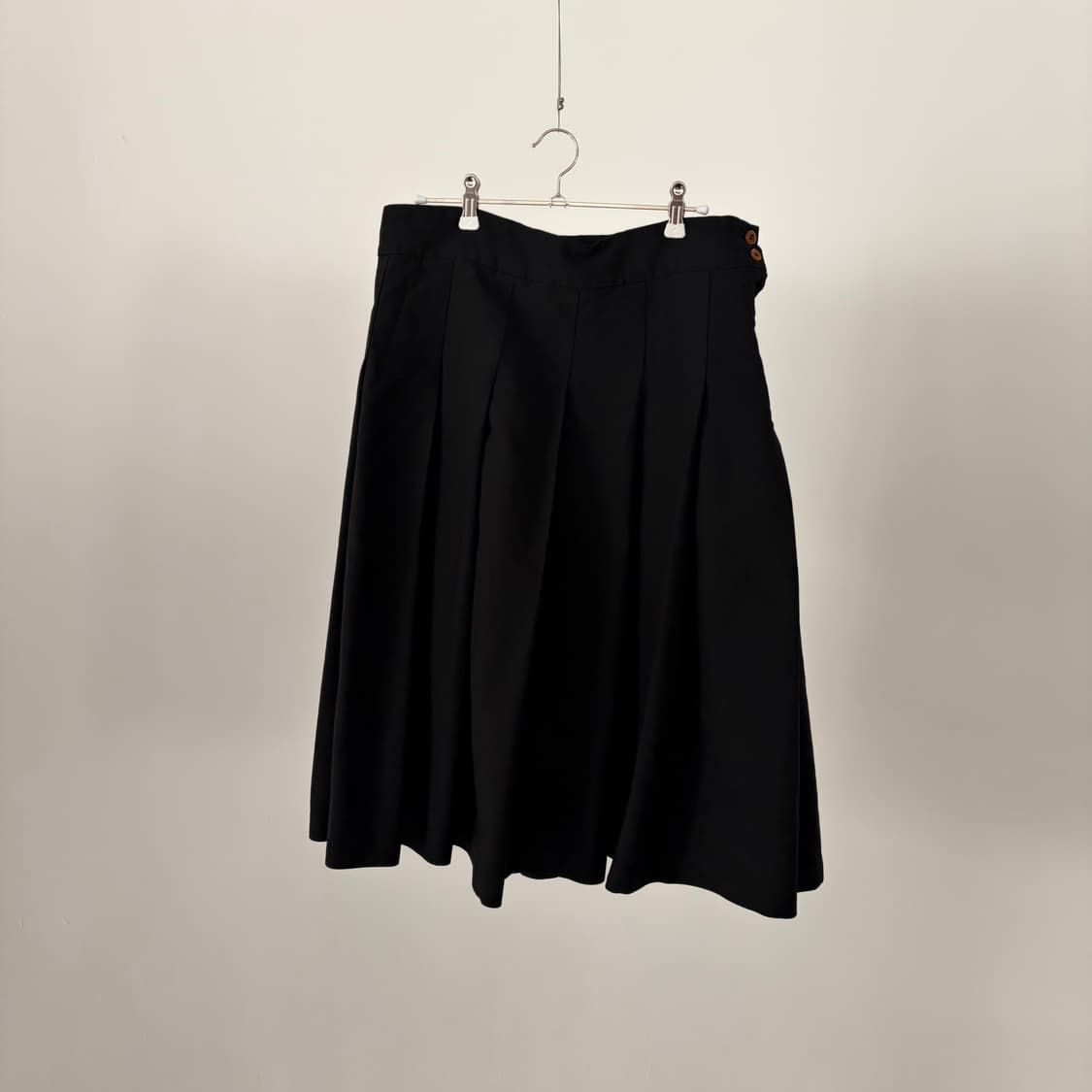 Basic Pleats Polyester Skirt 상품이미지1