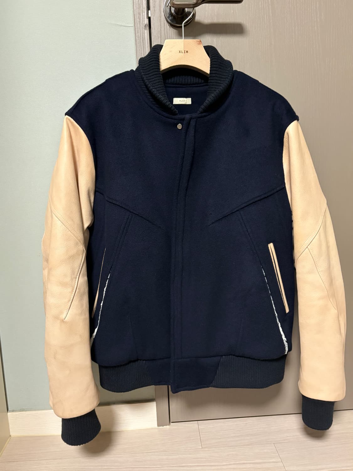 엑슬림 EP.6 03 JACKET 바시티 자켓 네이비 M사이즈  상품이미지1