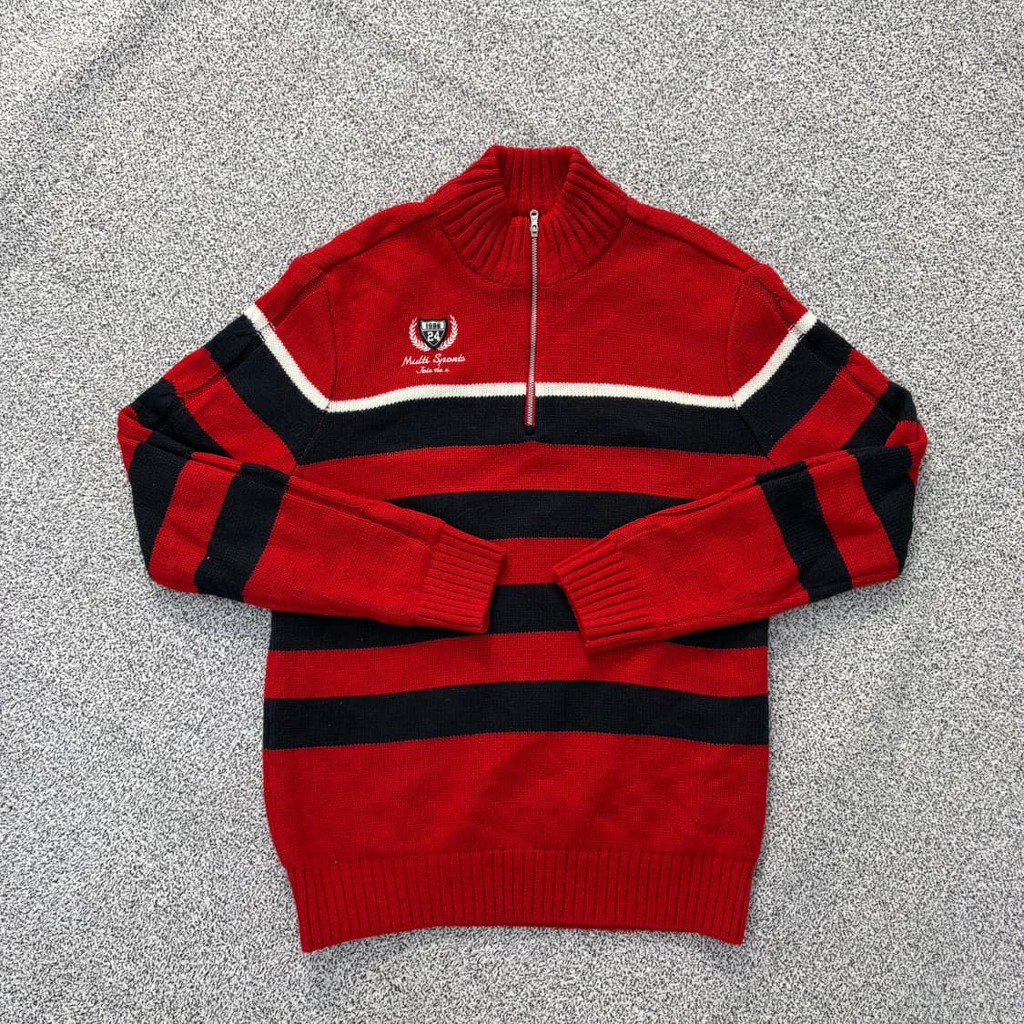 95 JDX 방풍 반집업 긴팔티 니트 0305J 상품이미지1