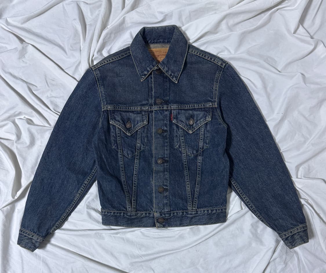 90s jp 리바이스 71557 빅e 데님 자켓 상품이미지1