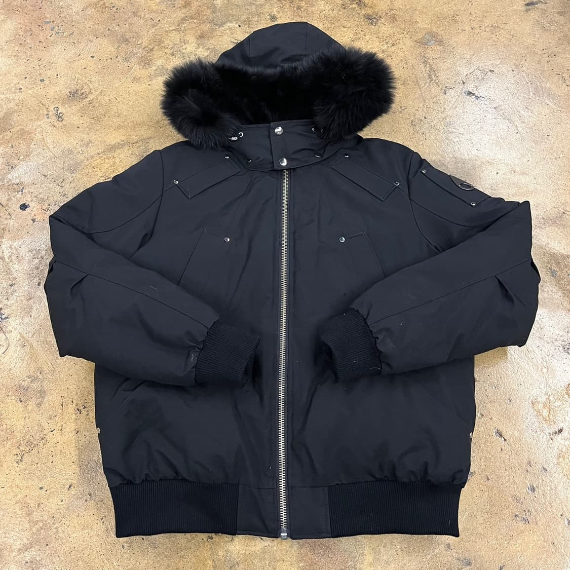 [정품] 무스너클 블랙 패딩 점퍼 백화점판 b19 상품이미지2