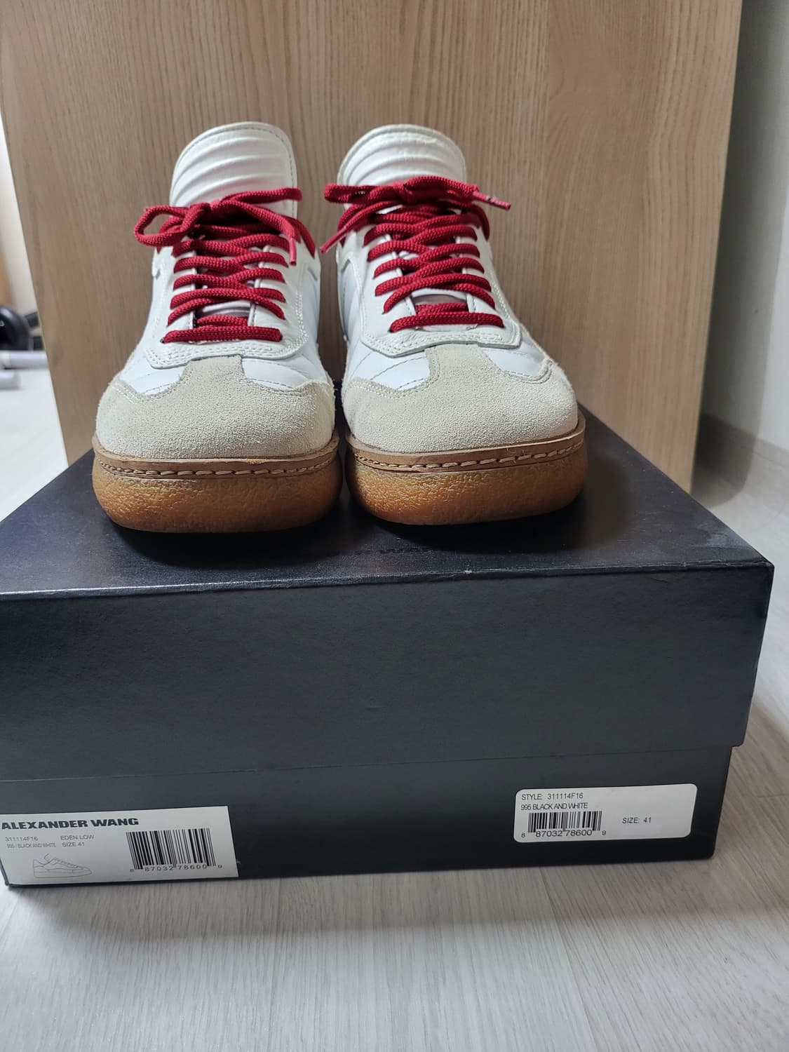 알렉산더왕 EDEN LOW Calfskin 스웨이드 가죽스니커즈 상품이미지3